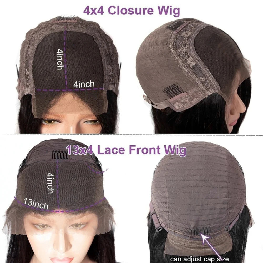 Deep Wave HD Bob Wig Human Hair Frontal Wig Brazilian 200% 13x4 Short Bob Curly Lace Front Wigs 13x4 Wig For Women