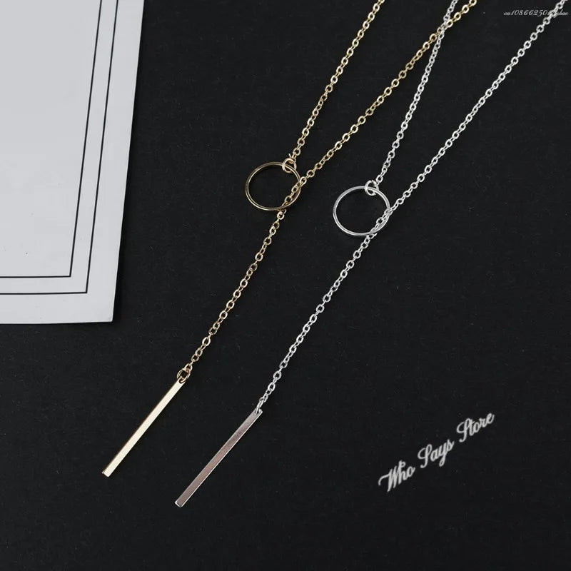 Layered Love Heart Pendant Necklace for Women Simple Neck Chain Jewelry Femme Ladies Party Necklace Fashion Jewelry