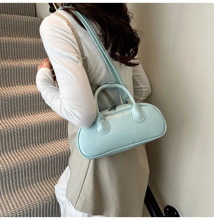 2025 New Women's Luxury Minimalist Baguette Bag - Artistic Crossbody & Handheld Purse with Clean Lines Design