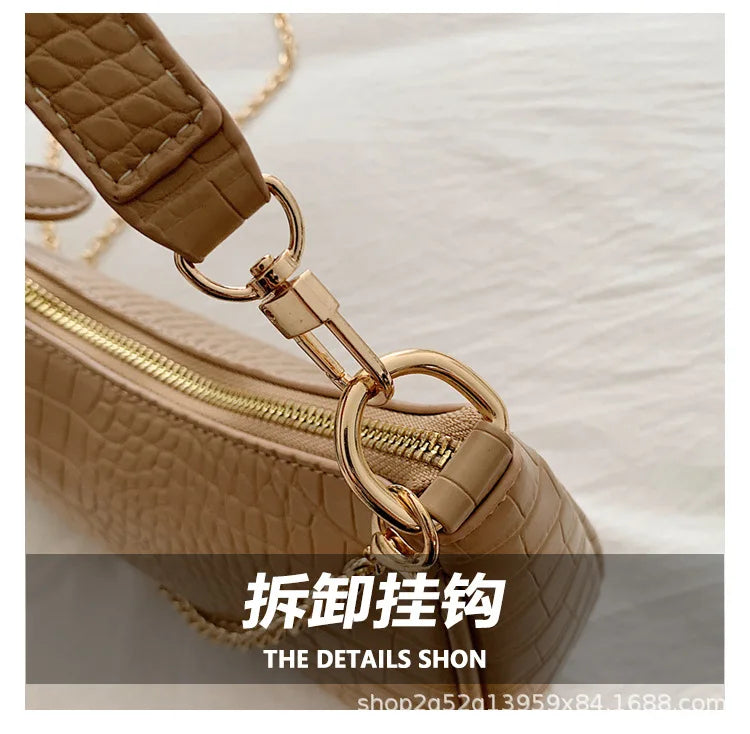 2025 New - arrival Women's Bag - Fashionable, Versatile, Retro - casual, Crossbody, Underarm, High - quality Handbag