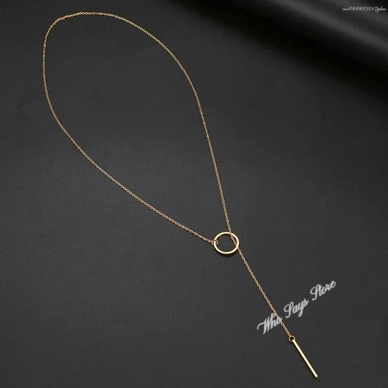 Layered Love Heart Pendant Necklace for Women Simple Neck Chain Jewelry Femme Ladies Party Necklace Fashion Jewelry