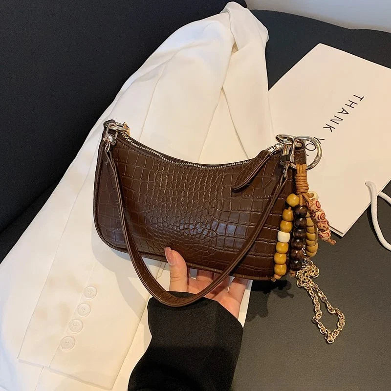 2025 New - arrival Women's Bag - Fashionable, Versatile, Retro - casual, Crossbody, Underarm, High - quality Handbag