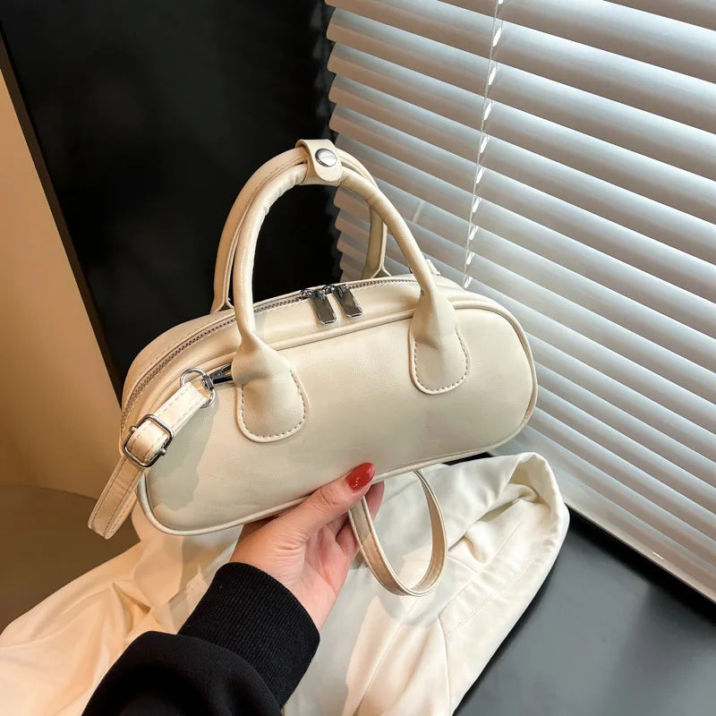 2025 New Women's Luxury Minimalist Baguette Bag - Artistic Crossbody & Handheld Purse with Clean Lines Design