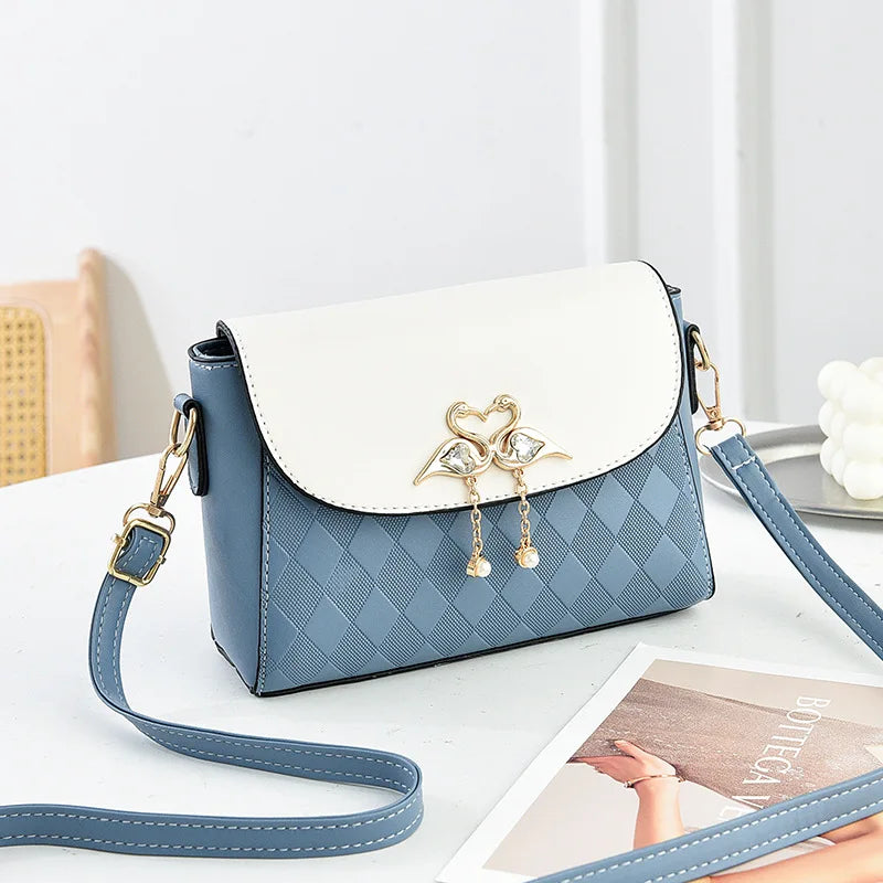 Bag Women 2025 Spring and Summer New One Shoulder Crossbody Small Square Bag Fresh and Sweet Versatile