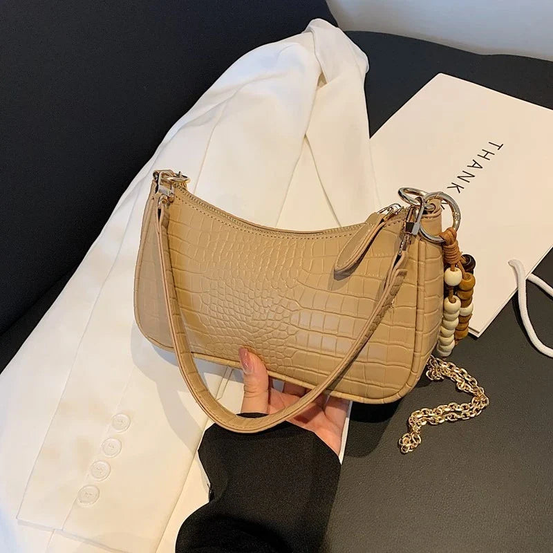 2025 New - arrival Women's Bag - Fashionable, Versatile, Retro - casual, Crossbody, Underarm, High - quality Handbag