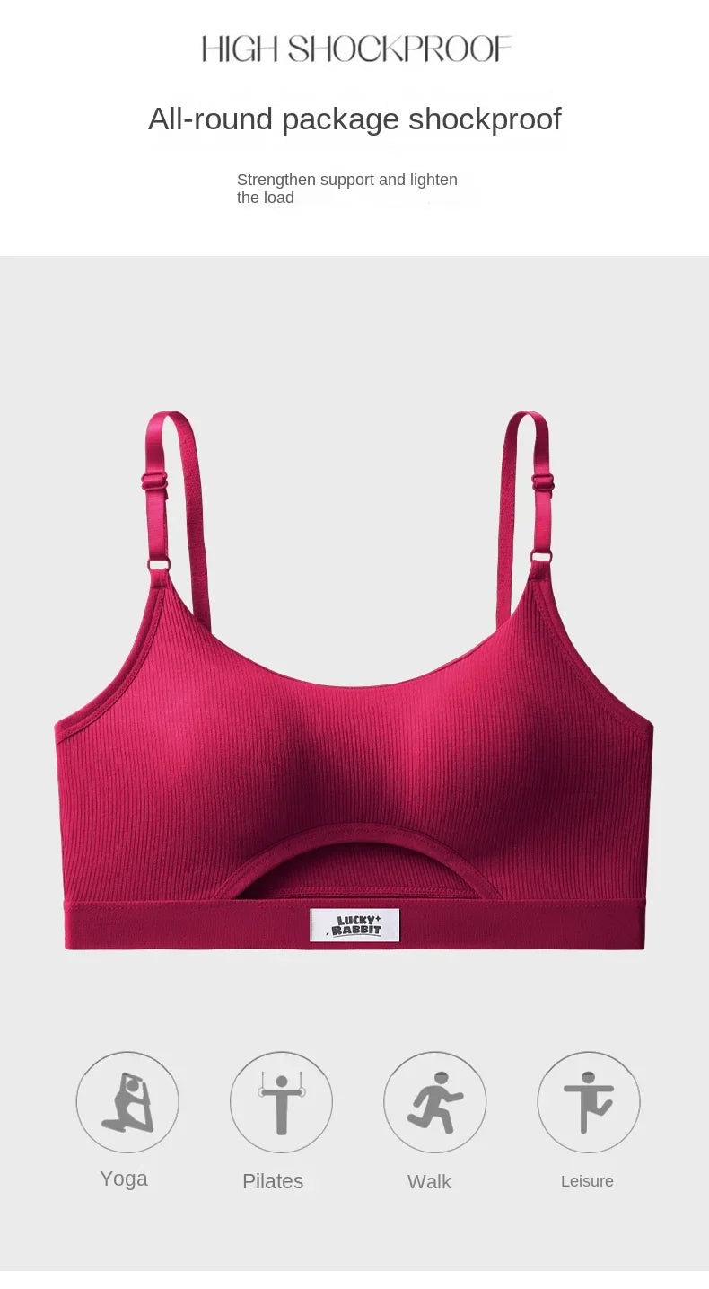 Womens Bikini Set Bra Low Waist Panties Solid Seamless Bralette Sexy Lingeries Suit Sport Brassiere Female Underwear Set