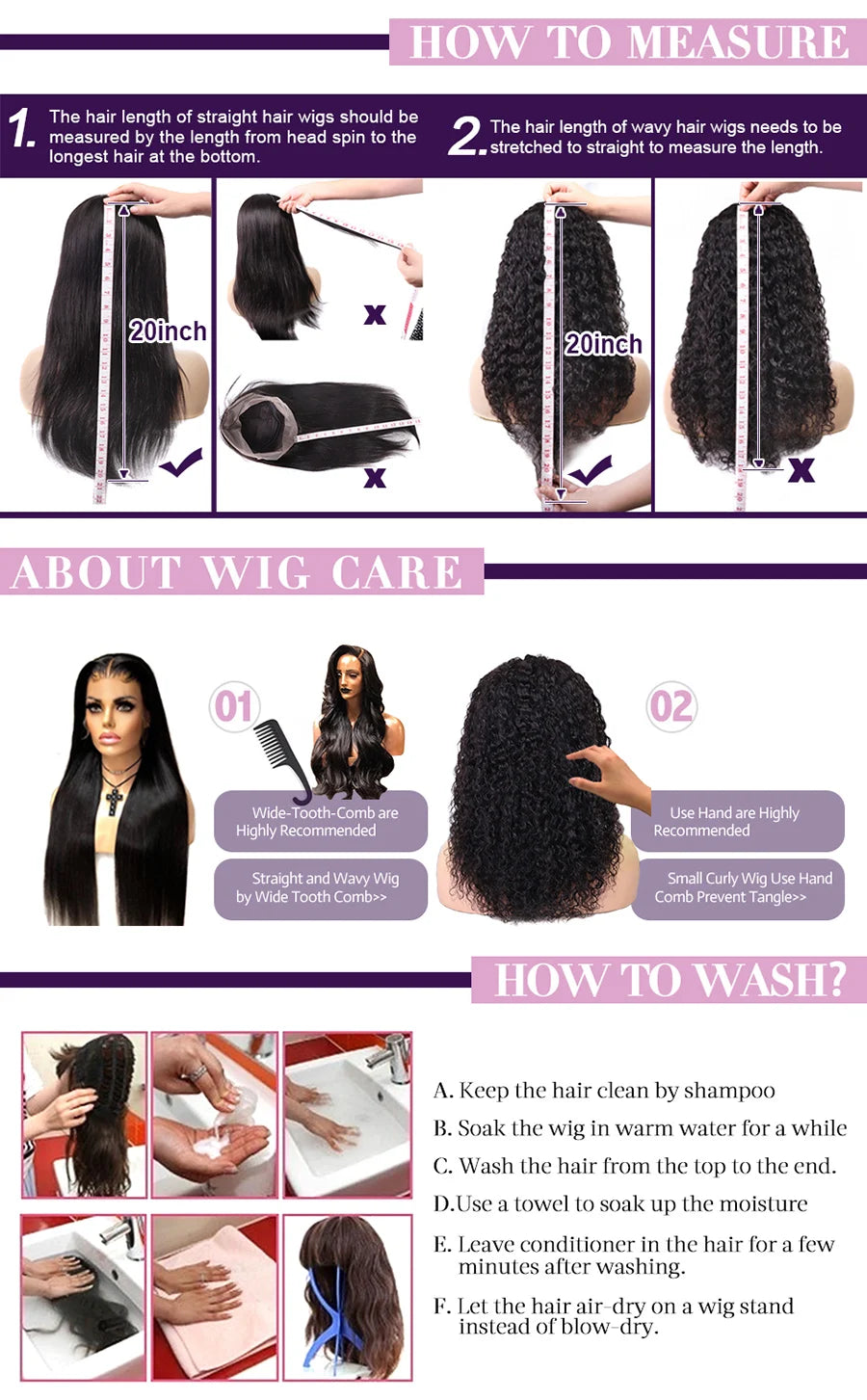 Wow Angel 34inch Human Hair Lace Frontal Wig Deep Wave 13x6 HD Lace Full Frontal Curly Wigs Melts Skins 250% Natural Pre Plucked