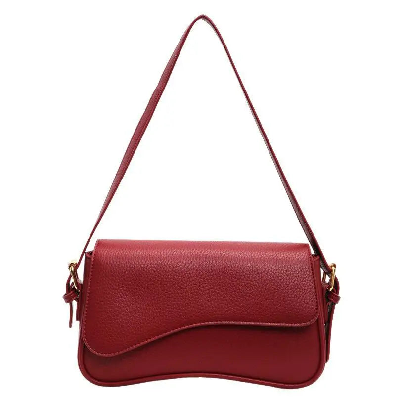 Bag Women 2025 Fashion Texture Lychee Pattern Small Square Bag Simple Commuter Versatile Single Shoulder Crossbody Bag