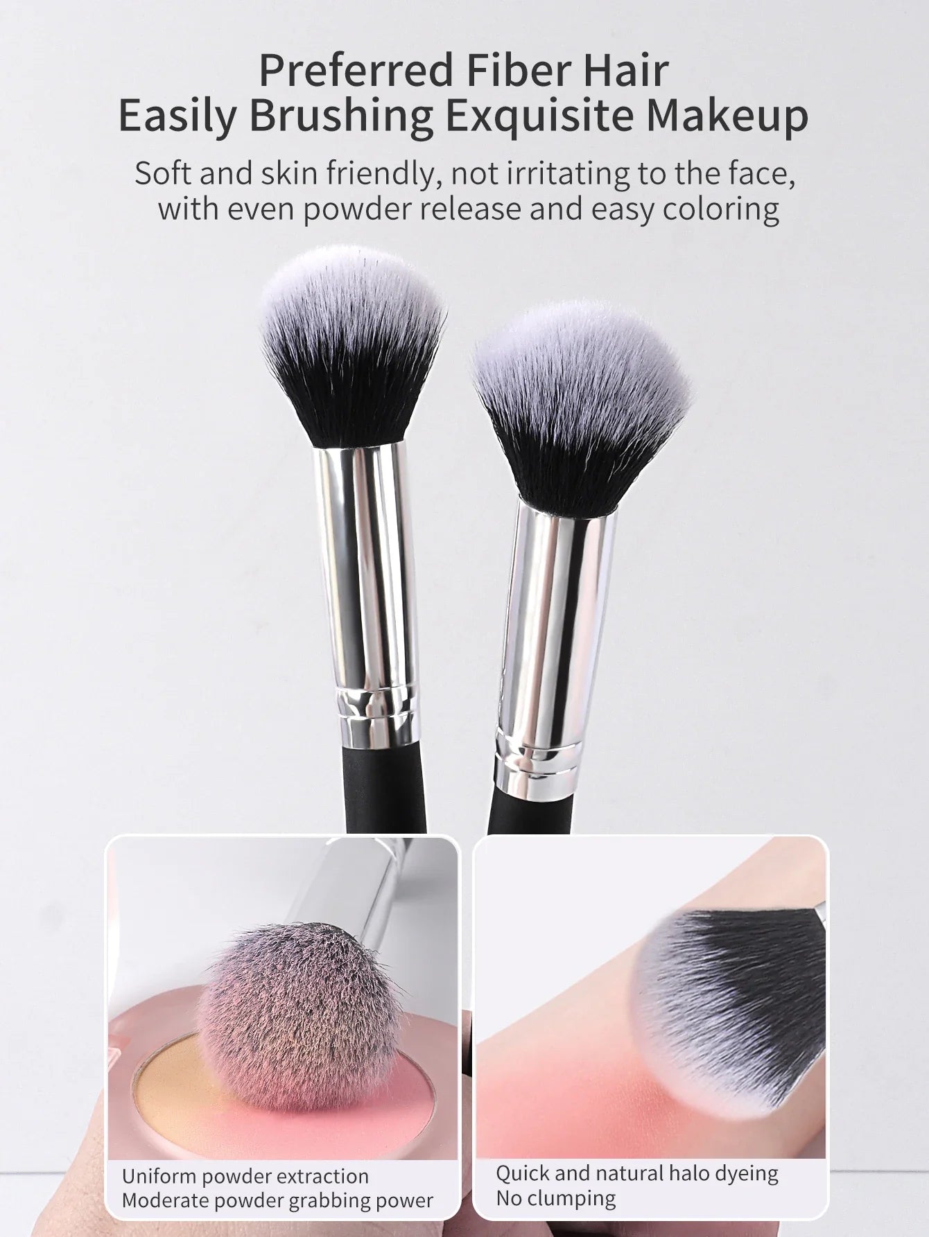 Makeup Brushes Foundation Loose Powder Concealer Blending Blush Brush Professional Cosmetic Beauty Makeup Tool