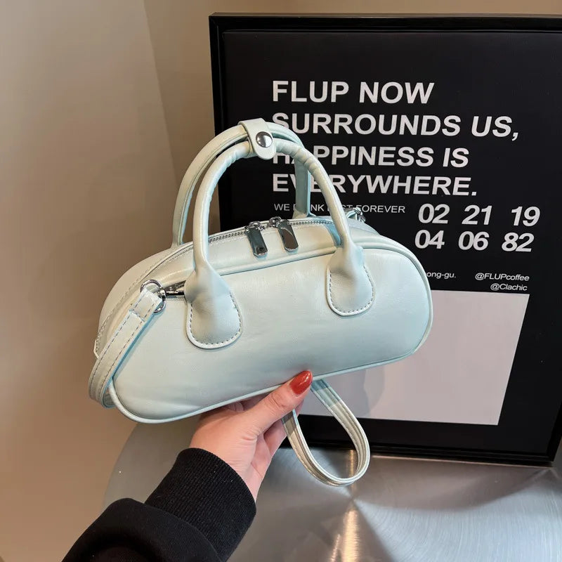 2025 New Women's Luxury Minimalist Baguette Bag - Artistic Crossbody & Handheld Purse with Clean Lines Design