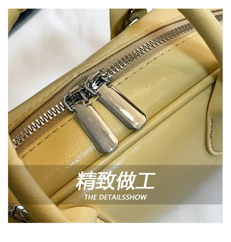 2025 New Women's Luxury Minimalist Baguette Bag - Artistic Crossbody & Handheld Purse with Clean Lines Design