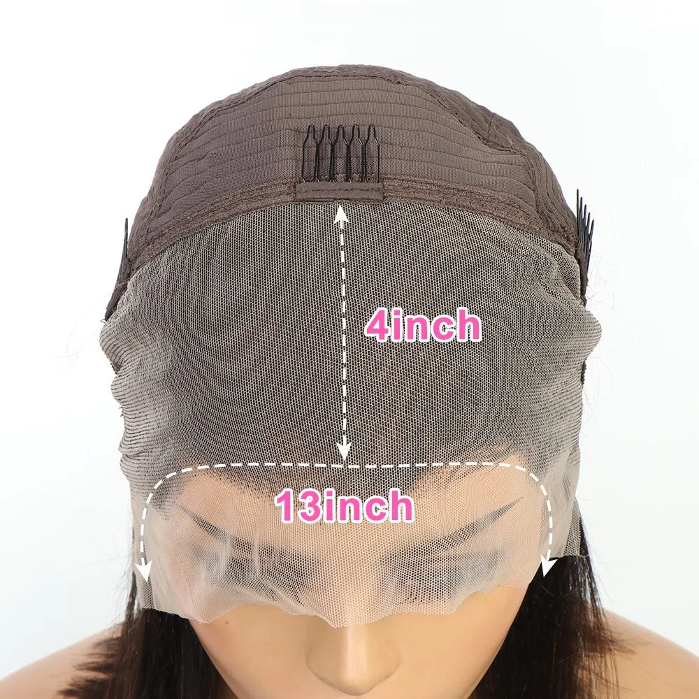 Double Drawn Curly Human Hair Wigs 13x4 Lace Frontal Bouncy Curly Loose Wave Lace Frontal Wigs Human Hair Wigs for Women