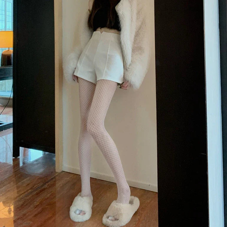 Mini Cute Women's Shorts Short Pants for Woman To Wear Skinny Sexy Knit Tight Kawaii Booty White Y2k Harajuku Outdoor Low Price