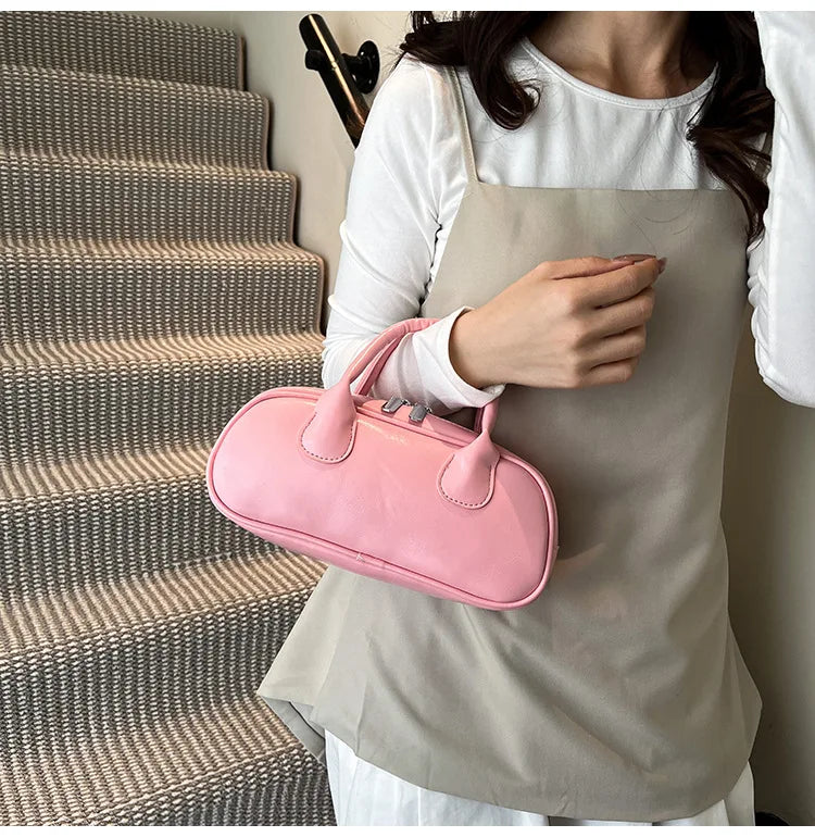 2025 New Women's Luxury Minimalist Baguette Bag - Artistic Crossbody & Handheld Purse with Clean Lines Design