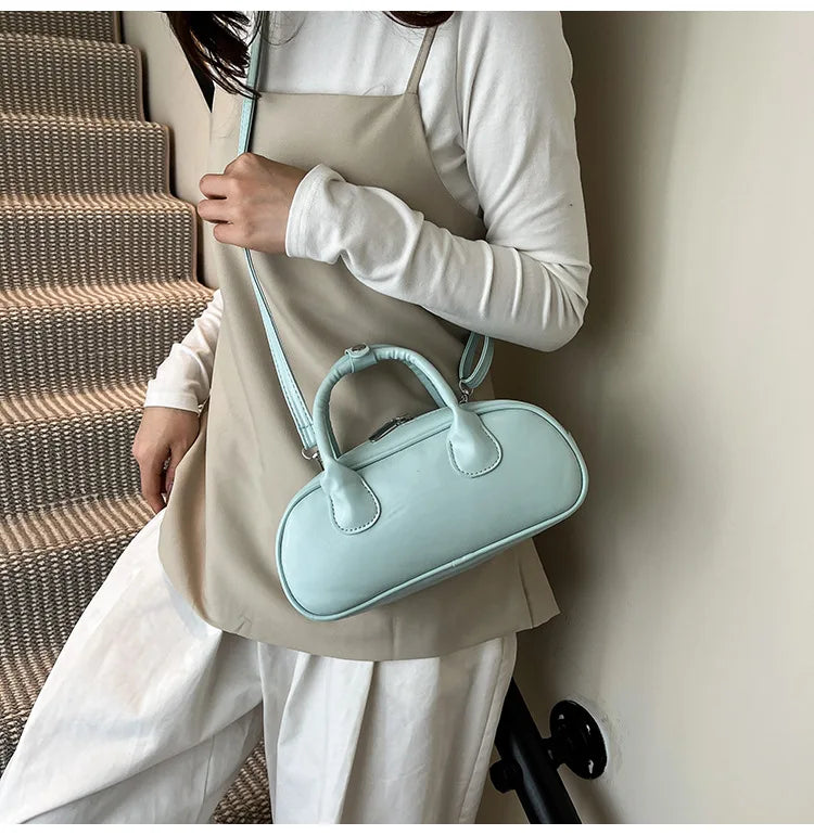 2025 New Women's Luxury Minimalist Baguette Bag - Artistic Crossbody & Handheld Purse with Clean Lines Design