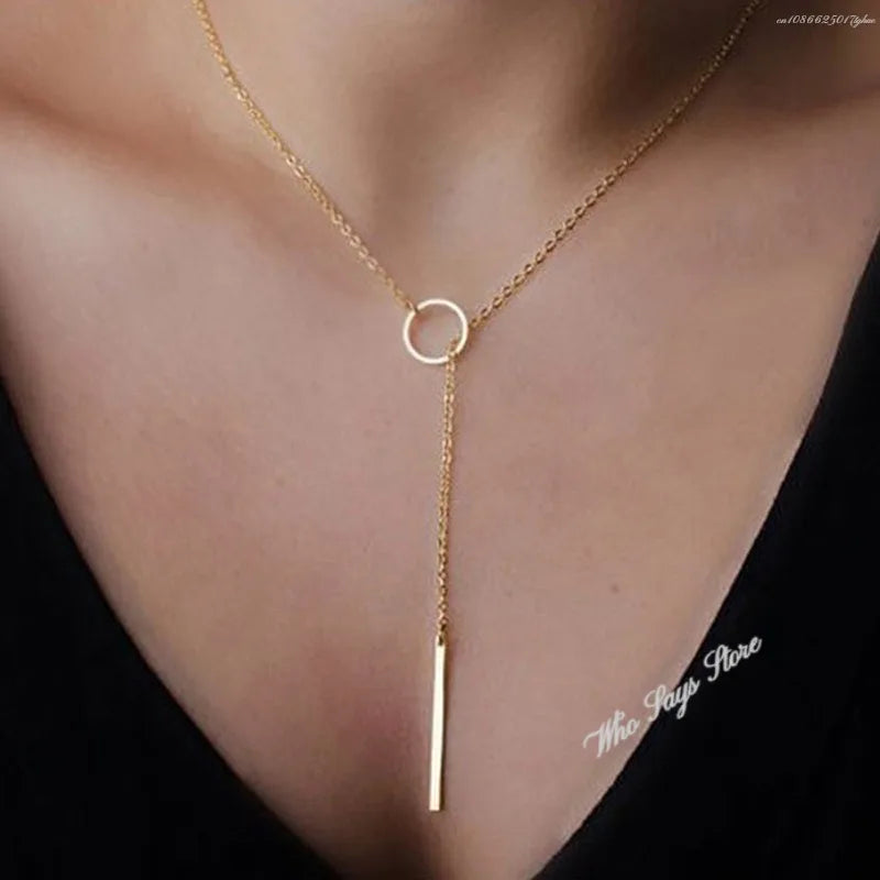 Layered Love Heart Pendant Necklace for Women Simple Neck Chain Jewelry Femme Ladies Party Necklace Fashion Jewelry