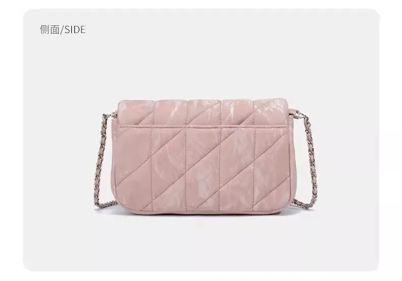 2025 New Women's Bag Light Luxury Small Fragrant Style Fashion Commuter Bag Single Shoulder Crossbody Bag High Quality Texture