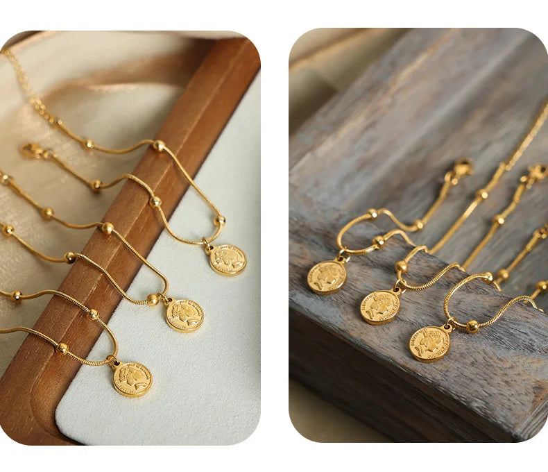 Trendy Chain Bracelet For Women Gold Color Link Chain Bangle Female Fashion Jewelry Gift