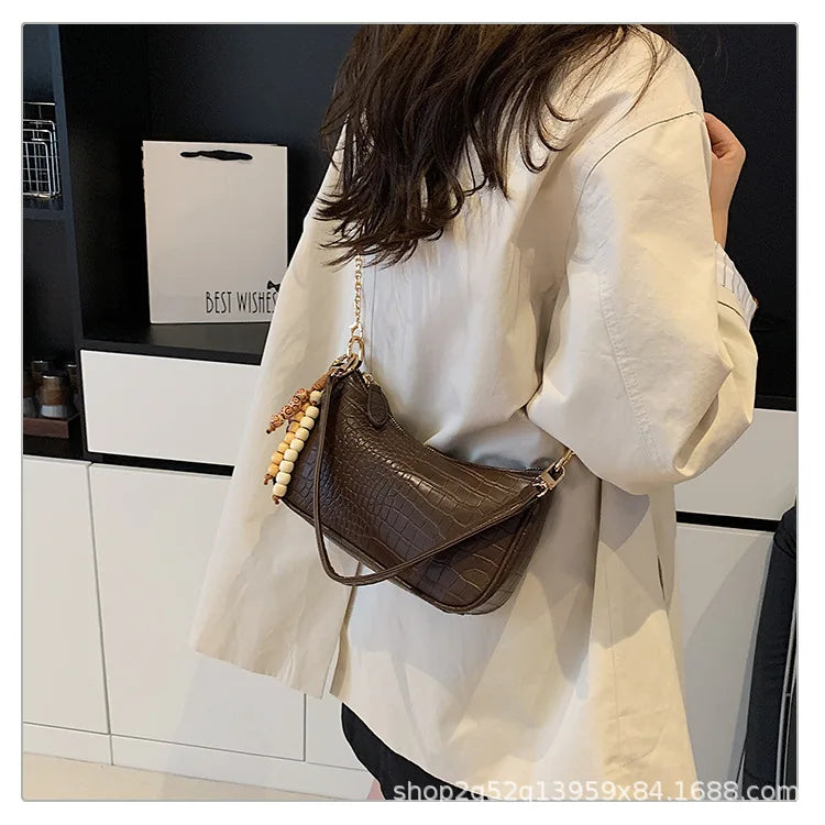 2025 New - arrival Women's Bag - Fashionable, Versatile, Retro - casual, Crossbody, Underarm, High - quality Handbag