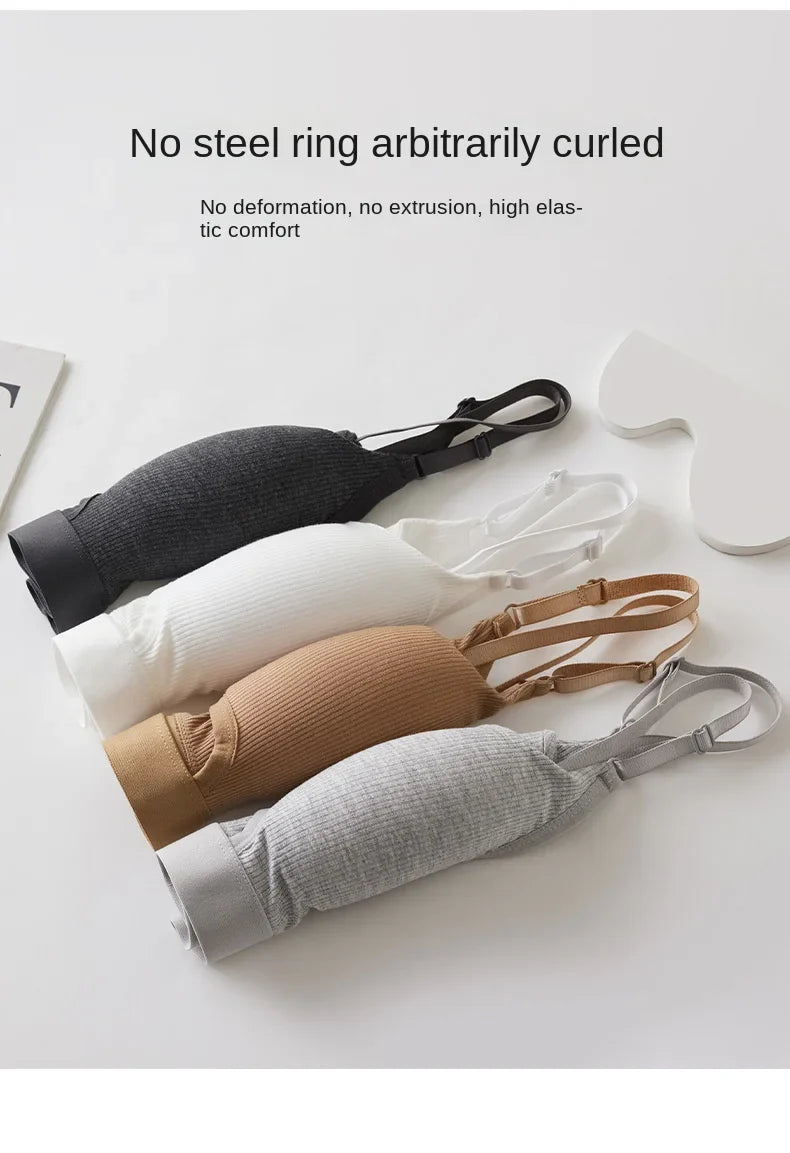 Womens Bikini Set Bra Low Waist Panties Solid Seamless Bralette Sexy Lingeries Suit Sport Brassiere Female Underwear Set