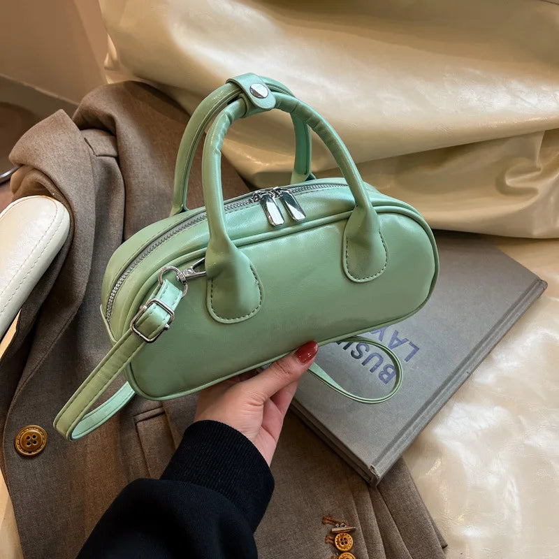 2025 New Women's Luxury Minimalist Baguette Bag - Artistic Crossbody & Handheld Purse with Clean Lines Design