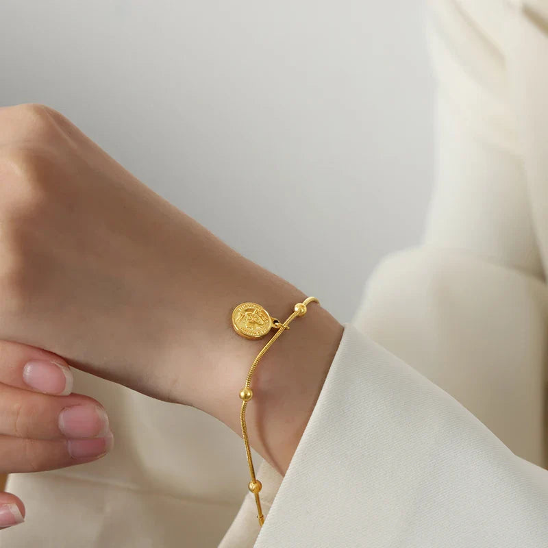 Trendy Chain Bracelet For Women Gold Color Link Chain Bangle Female Fashion Jewelry Gift