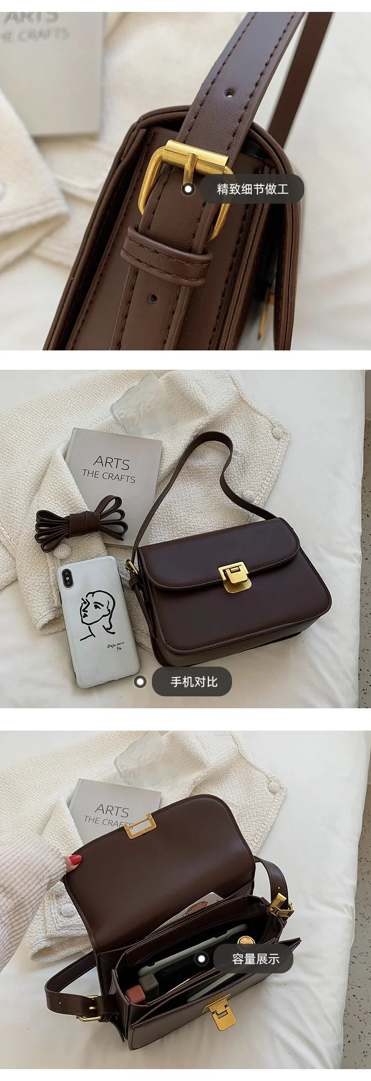 Bags for women2022 trend,luxury designer handbags, ladies bag,new fashion texture popular messenger bag, single shoulder bag