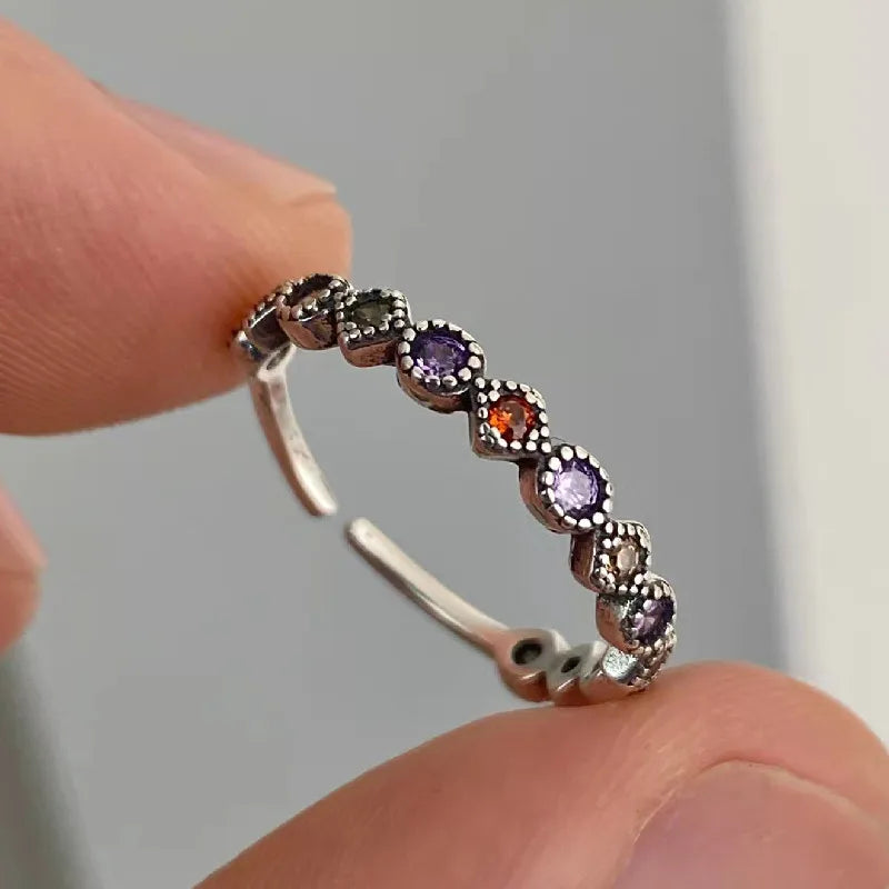Original 925 Sterling Silver Pearl Rings For Women Counple Wedding Engagement Silver Women's Vintage Ring Jewelry