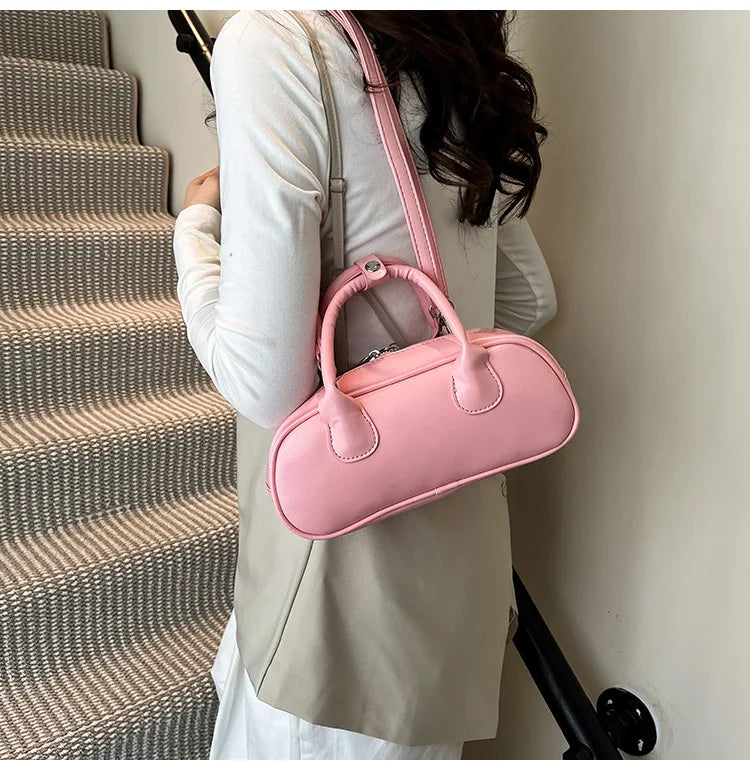 2025 New Women's Luxury Minimalist Baguette Bag - Artistic Crossbody & Handheld Purse with Clean Lines Design