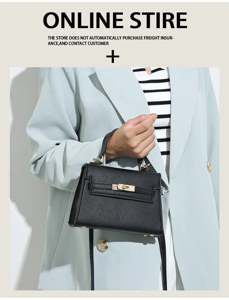 Bag for Women 2025 New Trendy Handheld Small Square Bag Retro Fashion Luxury Single Shoulder Crossbody Bag Commuter Bag