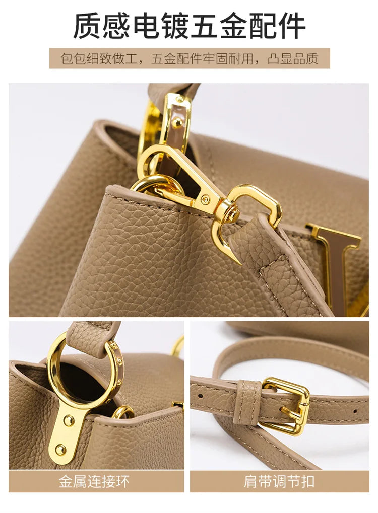 Handbag for women 2025 new fashion versatile bucket bag, high-end women's bag, commuting crossbody bag, women's bag