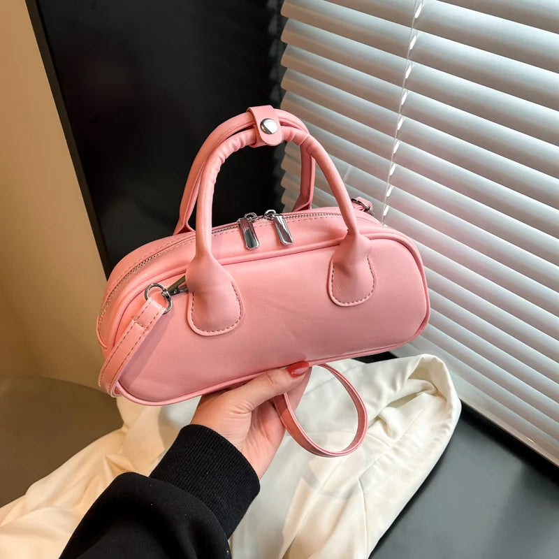 2025 New Women's Luxury Minimalist Baguette Bag - Artistic Crossbody & Handheld Purse with Clean Lines Design