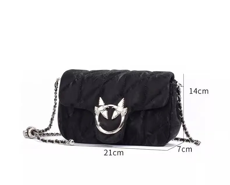 2025 New Women's Bag Light Luxury Small Fragrant Style Fashion Commuter Bag Single Shoulder Crossbody Bag High Quality Texture