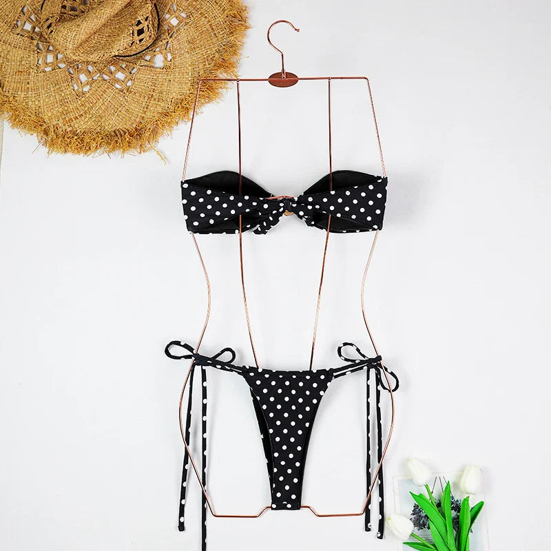 3 Piece Bikini Sets Spaghetti Strap Swimsuits 2025 Women Sexy High Split Beachwear Long Skirt Bathing Suit Summer Vacation Wear