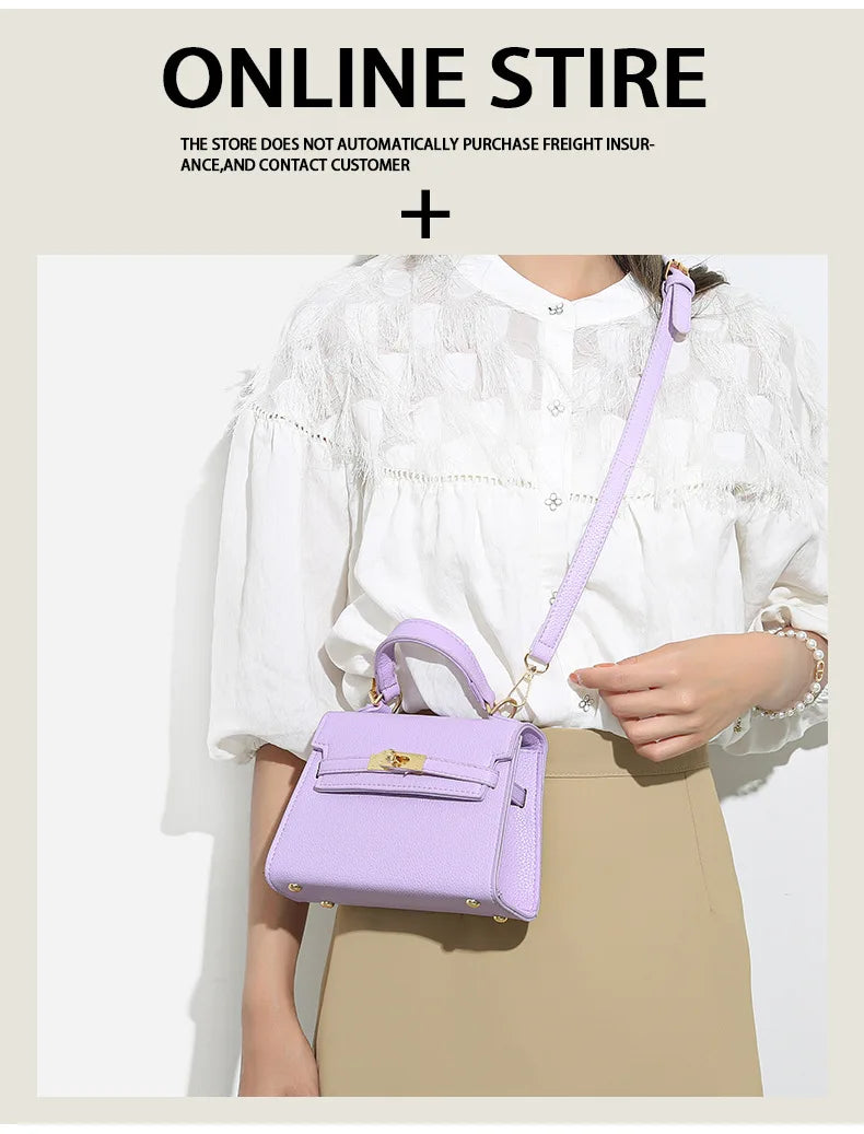 Bag for Women 2025 New Trendy Handheld Small Square Bag Retro Fashion Luxury Single Shoulder Crossbody Bag Commuter Bag