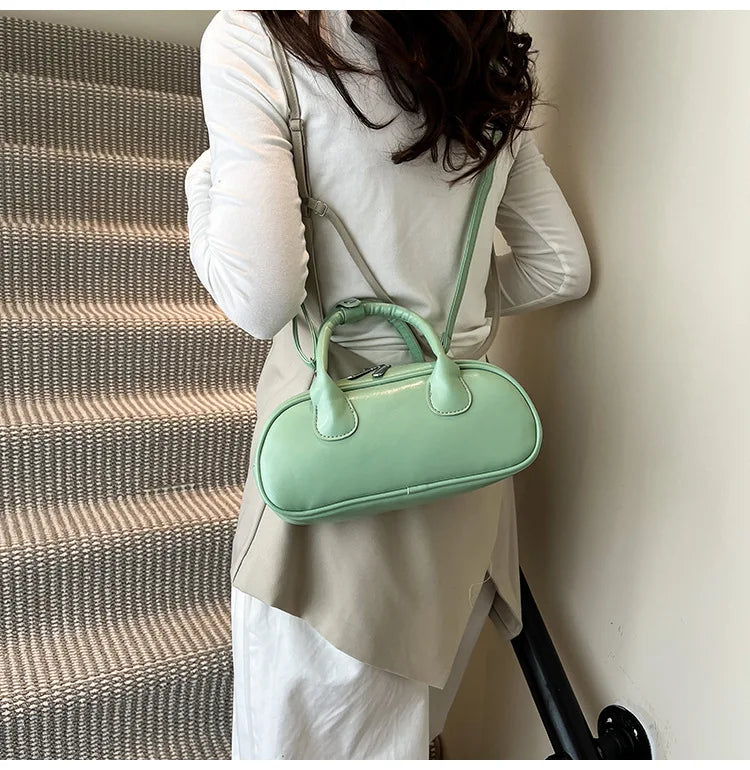 2025 New Women's Luxury Minimalist Baguette Bag - Artistic Crossbody & Handheld Purse with Clean Lines Design