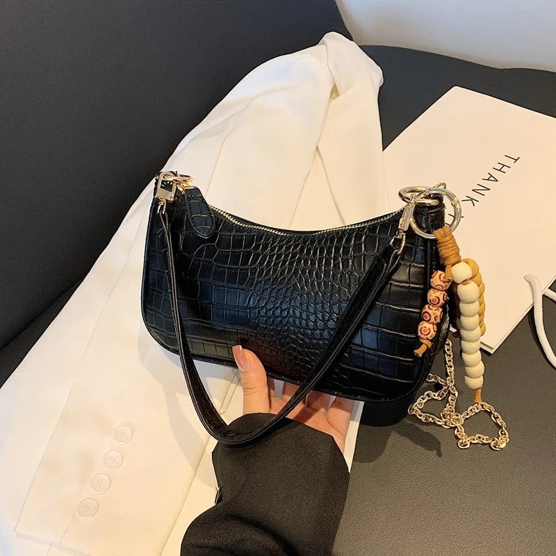 2025 New - arrival Women's Bag - Fashionable, Versatile, Retro - casual, Crossbody, Underarm, High - quality Handbag