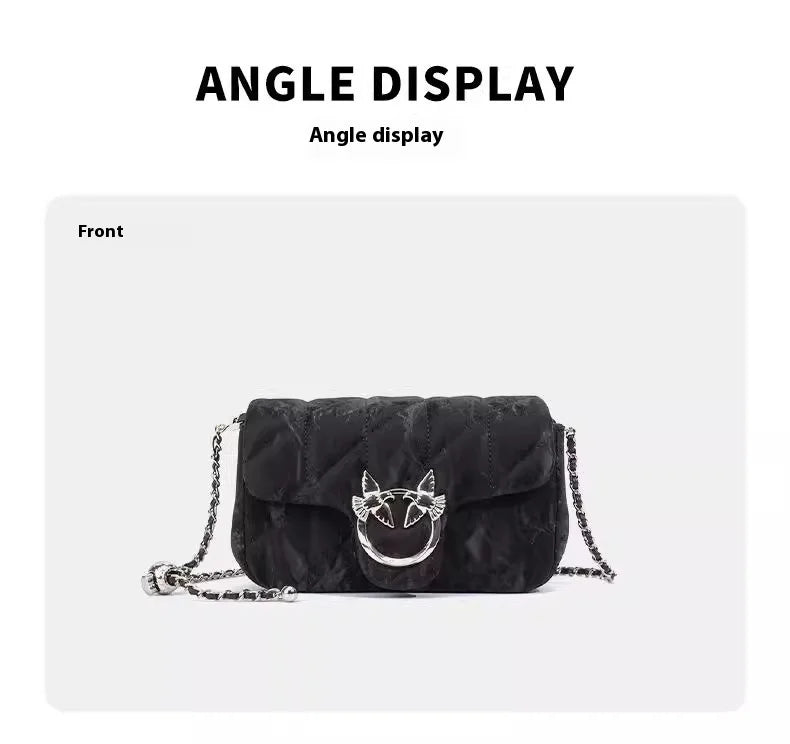 2025 New Women's Bag Light Luxury Small Fragrant Style Fashion Commuter Bag Single Shoulder Crossbody Bag High Quality Texture