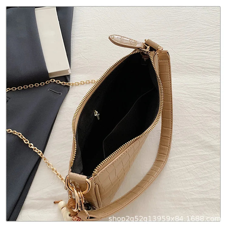 2025 New - arrival Women's Bag - Fashionable, Versatile, Retro - casual, Crossbody, Underarm, High - quality Handbag