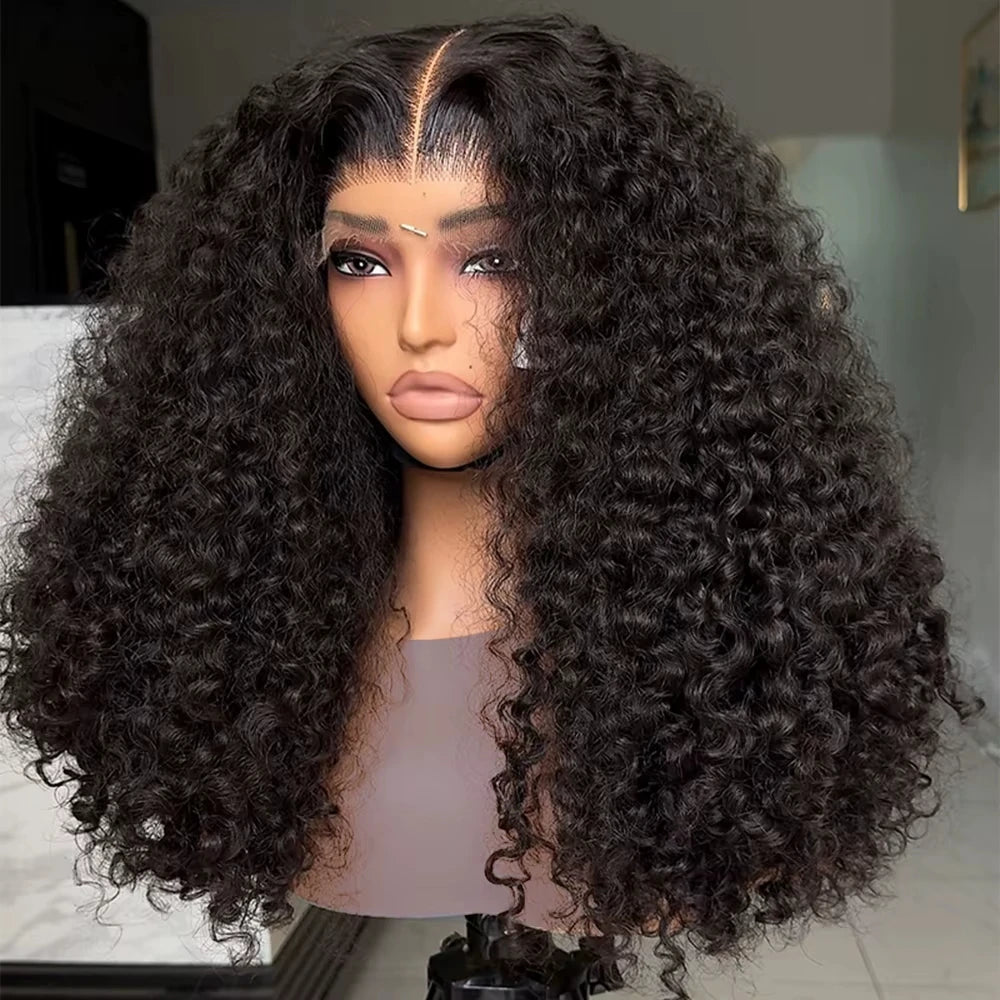 Deep Wave HD Bob Wig Human Hair Frontal Wig Brazilian 200% 13x4 Short Bob Curly Lace Front Wigs 13x4 Wig For Women