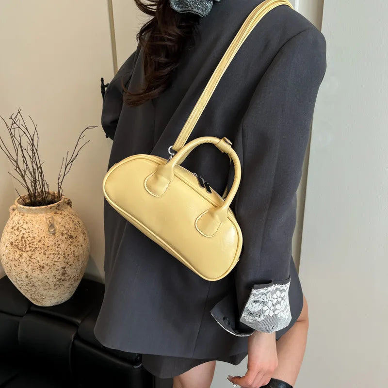 2025 New Women's Luxury Minimalist Baguette Bag - Artistic Crossbody & Handheld Purse with Clean Lines Design