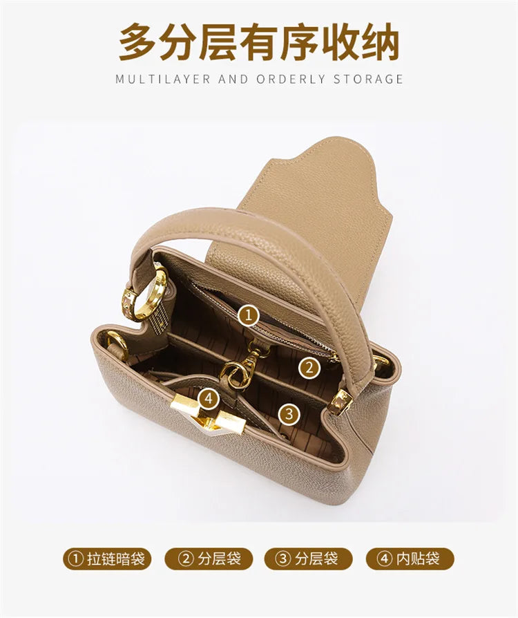 Handbag for women 2025 new fashion versatile bucket bag, high-end women's bag, commuting crossbody bag, women's bag