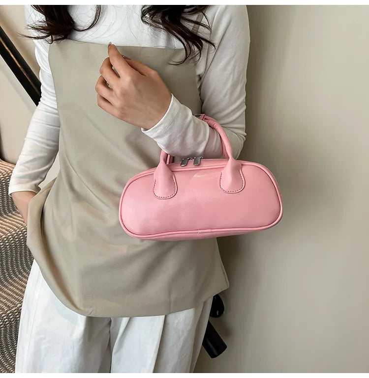 2025 New Women's Luxury Minimalist Baguette Bag - Artistic Crossbody & Handheld Purse with Clean Lines Design
