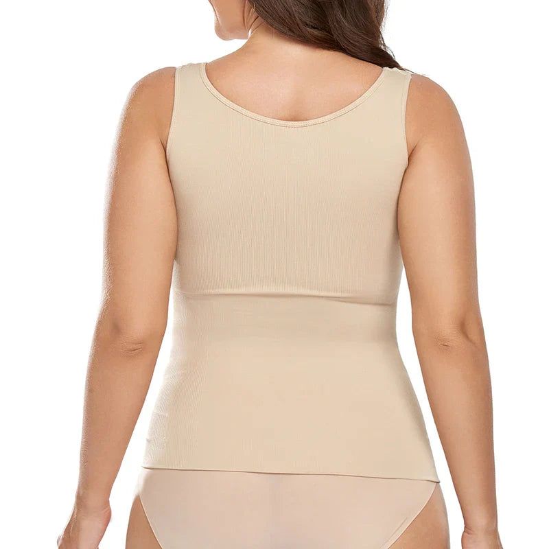 Tank Tops for Women with Built in Bra Shelf Bra Casual Wide Strap Basic Camisole Sleeveless Top Shaper with Removable Bra