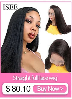Straight U Part Wigs For Women Human Hair Malaysian Straight Human Hair Wigs 180% Density ISEE HAIR U Shape Wigs Without Glue