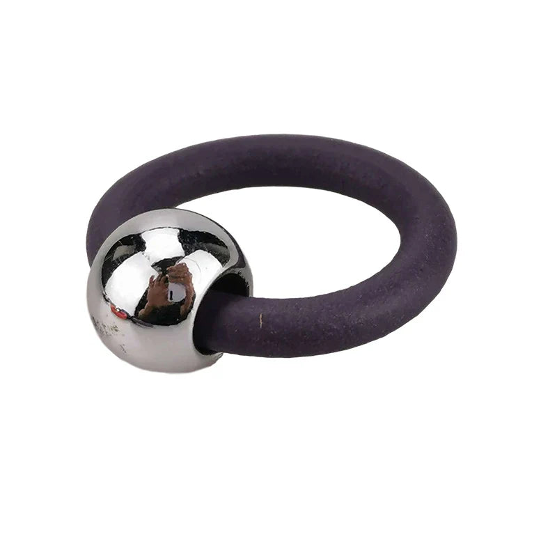 UKEBAY NEW Pearl Rings For Women Ring Finger Multicolor Rope Rubber Jewelry Handmade Pearl Jewellery Round Ring Elasticity Chain