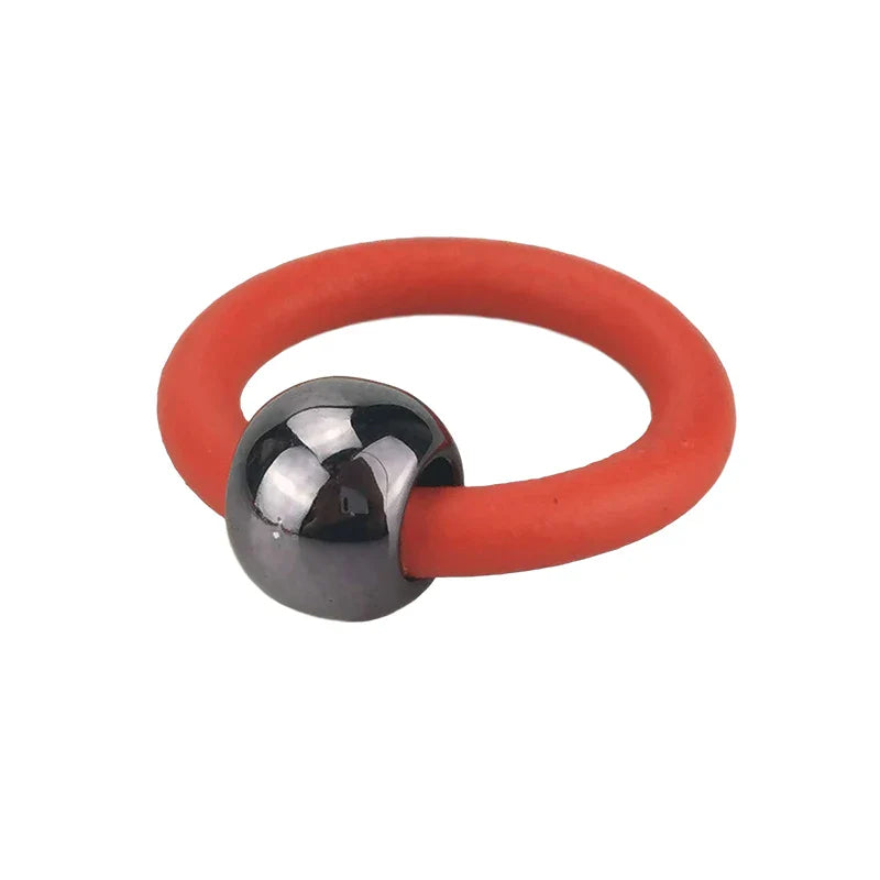 UKEBAY NEW Pearl Rings For Women Ring Finger Multicolor Rope Rubber Jewelry Handmade Pearl Jewellery Round Ring Elasticity Chain