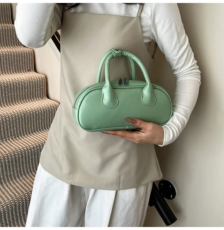 2025 New Women's Luxury Minimalist Baguette Bag - Artistic Crossbody & Handheld Purse with Clean Lines Design