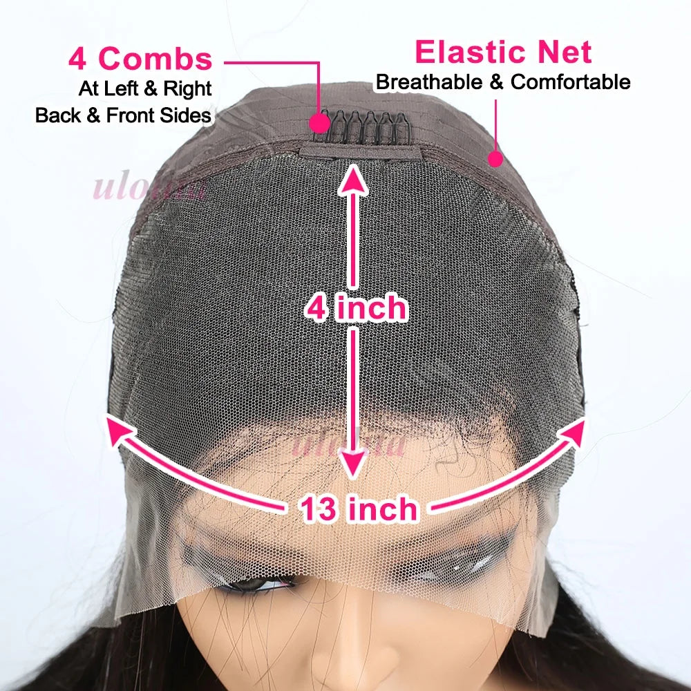 Bleached Knots Bone Straight Wig Human Hair Ready To Go Short Bob 13x4 HD Full Transparent Lace Frontal Wigs Pre Plucked