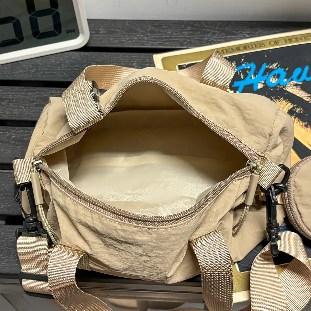 Bag for Women, Large Capacity 2025 New Versatile Casual Crossbody Bag, Simple Handheld Commuting Pillow Bag